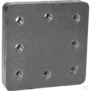 110 x 100 weld on plate