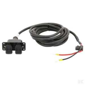 3 Pin double Socket with Cable