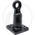 Rotatable Ring Hitch Ø 50 mm 12-hole flange